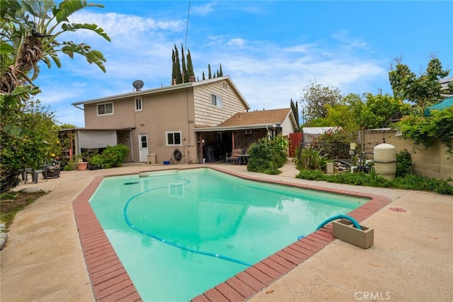 24851 Stem Ave, Lake Forest, CA 92630 - outdoor pool with a patio and a fenced backyard