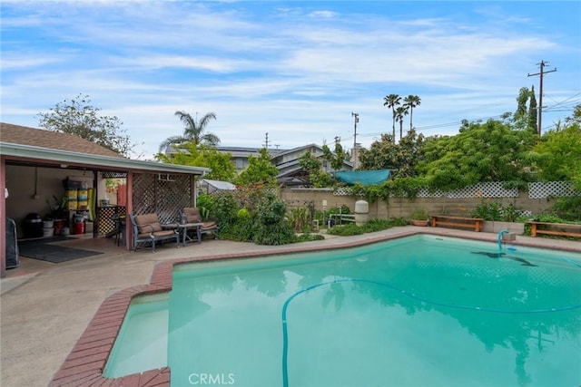 24851 Stem Ave, Lake Forest, CA 92630 - view of pool with a patio area and a fenced backyard
