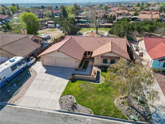 15631 Via Cartagena St, Hesperia, CA 92345 - bird's eye view with a residential view