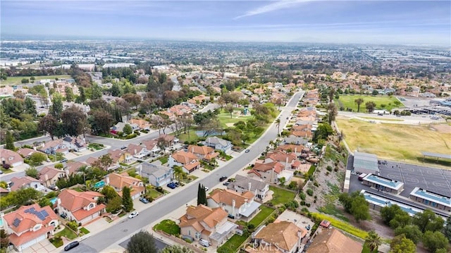 drone / aerial view featuring a residential view
