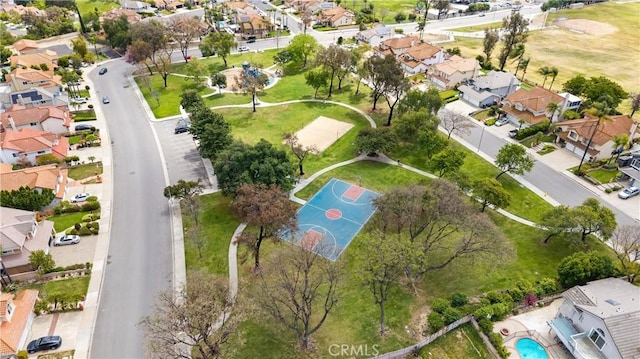 drone / aerial view featuring a residential view