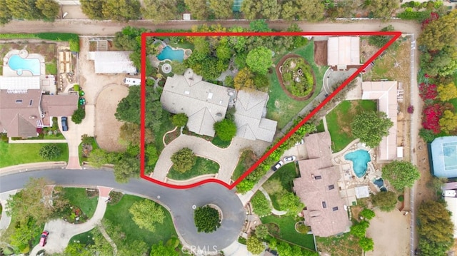 drone / aerial view
