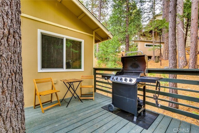 26131 Lake Forest Dr, Twin Peaks, CA 92391 - deck featuring grilling area