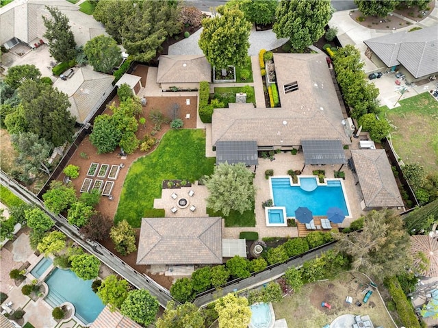 2291 Pavillion Dr, North Tustin, CA 92705 - drone / aerial view featuring a residential view