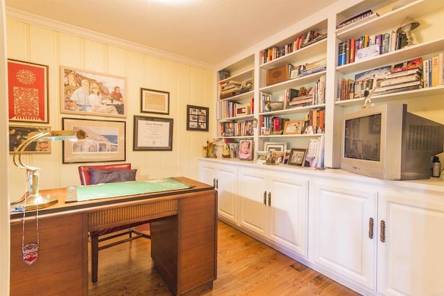 28831 Spruce Rd, Pine Valley, CA 91962 - office space with ornamental molding and light wood-style floors