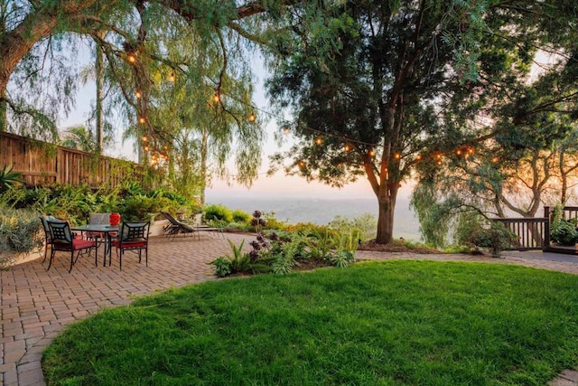 3351 Red Mountain Heights Dr, Fallbrook, CA 92028 - view of yard with fence and a patio area