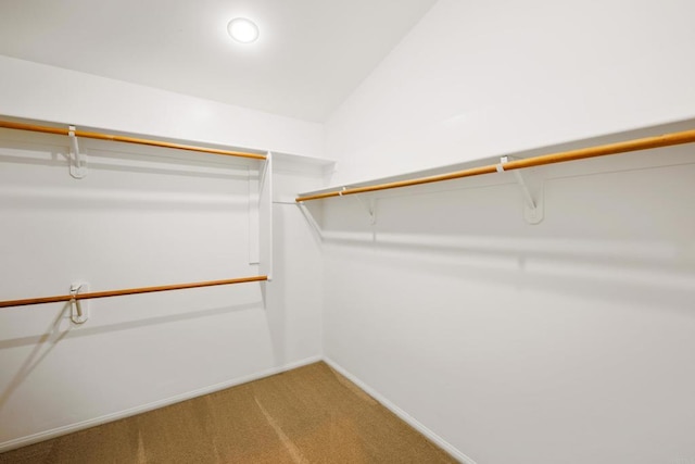 3351 Red Mountain Heights Dr, Fallbrook, CA 92028 - walk in closet with light colored carpet and lofted ceiling