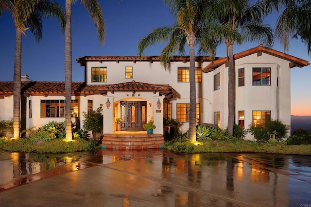 3351 Red Mountain Heights Dr, Fallbrook, CA 92028 - mediterranean / spanish-style home featuring stucco siding and a tiled roof