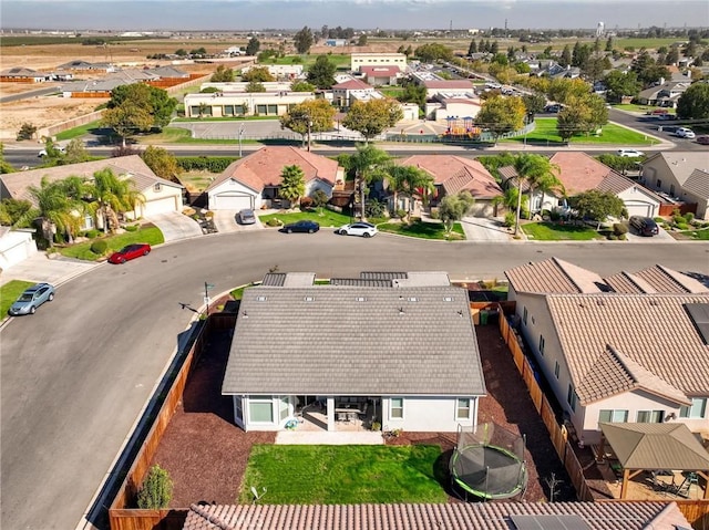 bird's eye view featuring a residential view