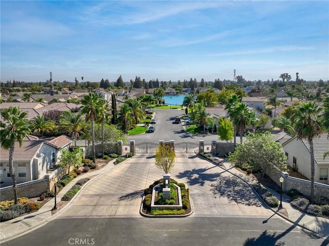 drone / aerial view featuring a residential view