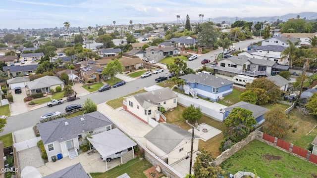 drone / aerial view featuring a residential view