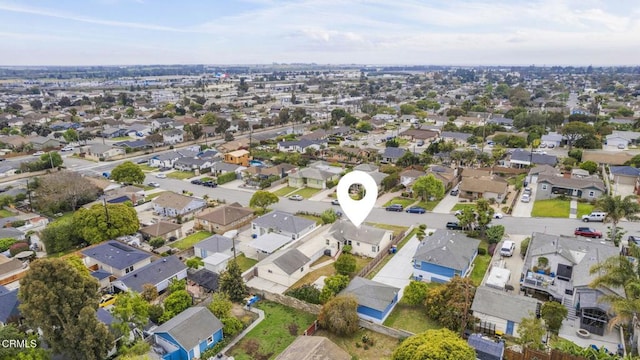 birds eye view of property featuring a residential view