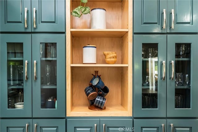 mudroom with built in shelves