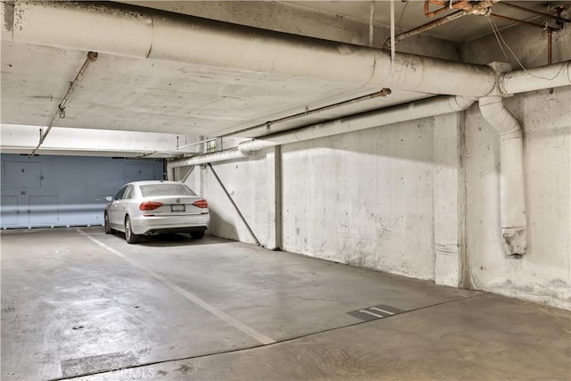 view of parking deck