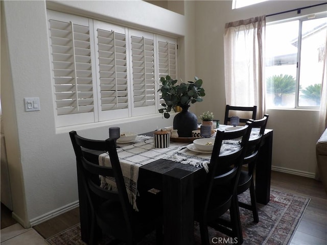 4012 Larkspur Ave, Rialto, CA 92377 - dining area featuring plenty of natural light and wood finished floors