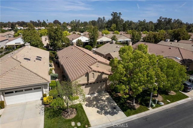 bird's eye view featuring a residential view
