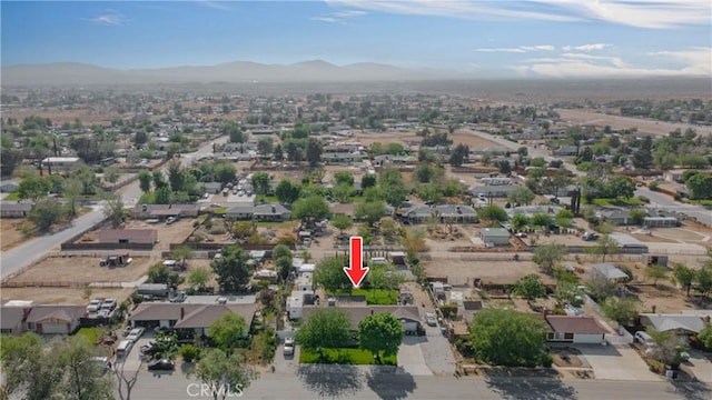 37025 96th St E, Littlerock, CA 93543 - bird's eye view with a mountain view and a residential view