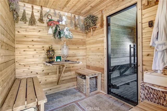 view of sauna / steam room