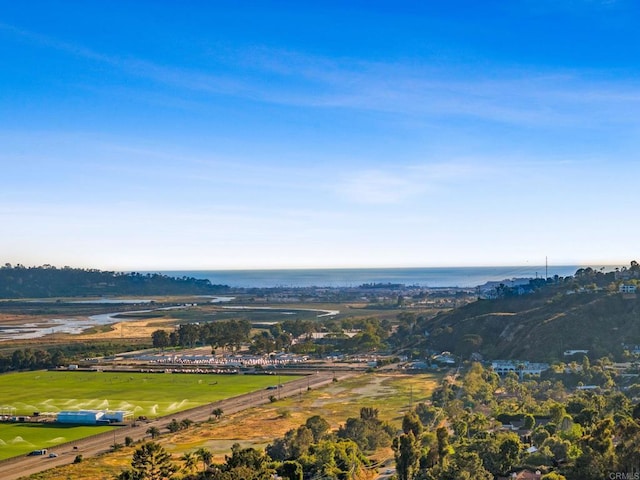 14980 Via De La Valle, Del Mar, CA 92014 - aerial overview of property's location with a nearby body of water