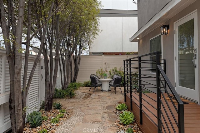 724 San Miguel Ave, Venice, CA 90291 - view of patio / terrace with a fenced backyard