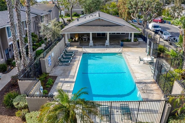 8482 Benjamin Dr Unit 10, Huntington Beach, CA 92647 - community pool featuring fence and a patio area
