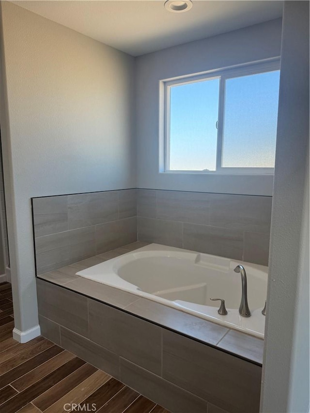 17995 Seaforth St, Hesperia, CA 92345 - full bath with wood finished floors and a bath
