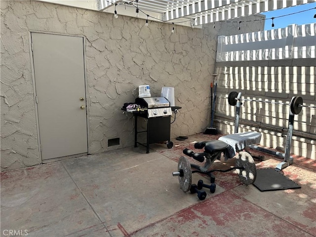 25260 Avenida Dorena, Newhall, CA 91321 - view of patio / terrace featuring grilling area