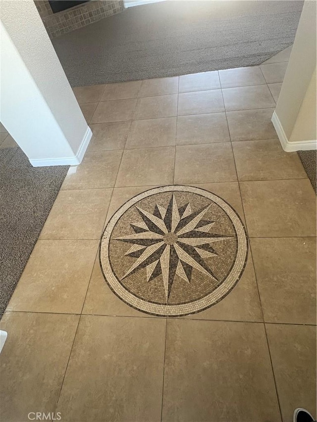 interior details with baseboards