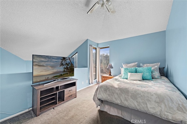 950 W Lambert Rd Unit 9, La Habra, CA 90631 - bedroom with carpet flooring, a textured ceiling, and ceiling fan