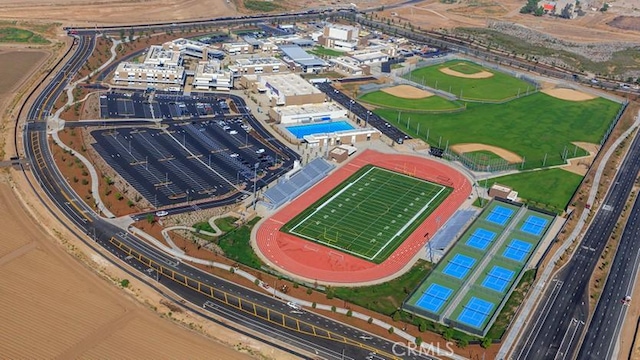 drone / aerial view