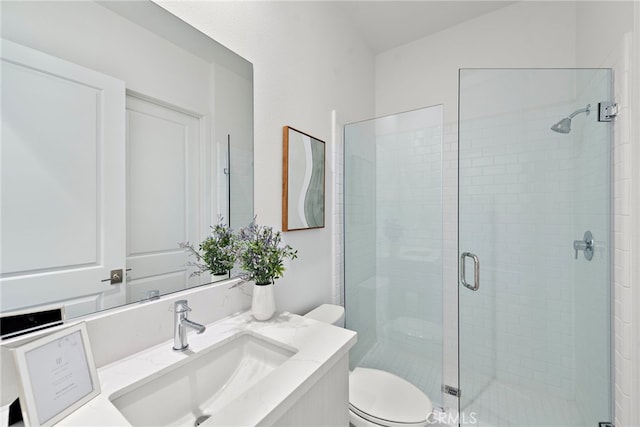 215 Sutters Ml, Irvine, CA 92602 - full bath featuring vanity, toilet, and a shower stall