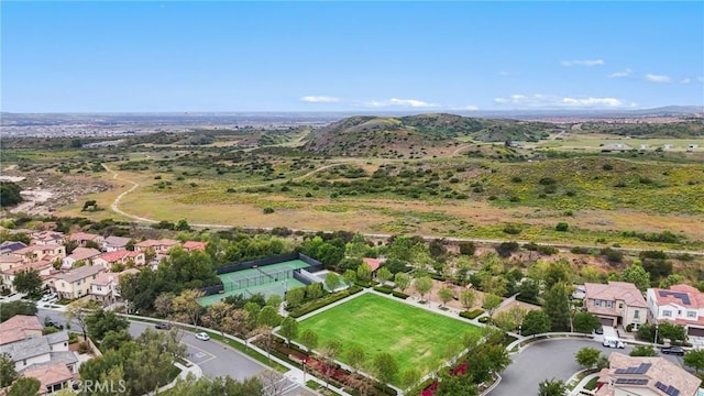 aerial view featuring a residential view