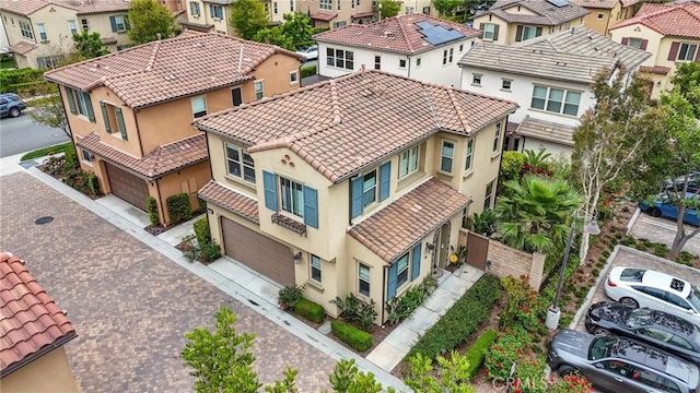 drone / aerial view featuring a residential view
