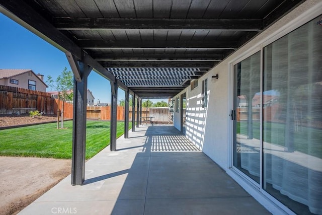 36711 Silverspur Ln, Palmdale, CA 93550 - view of patio featuring a fenced backyard