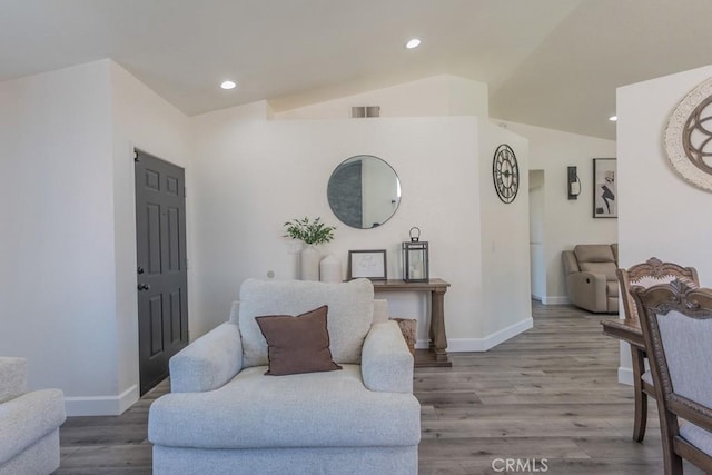 36711 Silverspur Ln, Palmdale, CA 93550 - interior space featuring baseboards, recessed lighting, wood finished floors, and visible vents
