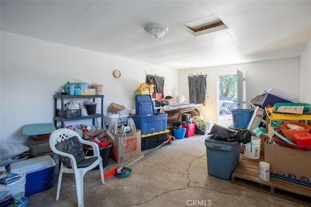 storage with attic access
