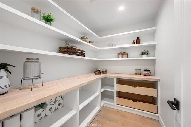 view of pantry