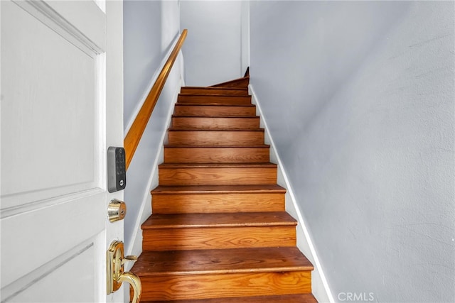 view of stairs