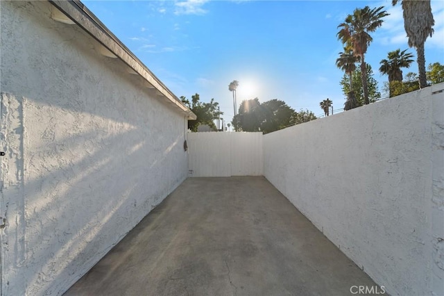 view of patio / terrace with fence