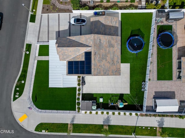 drone / aerial view