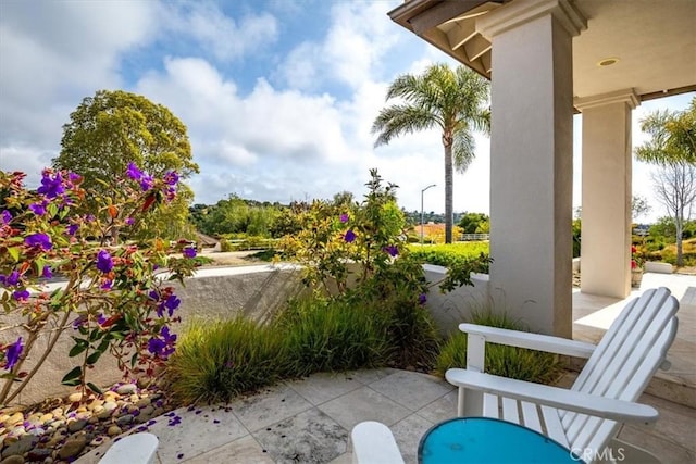 view of patio