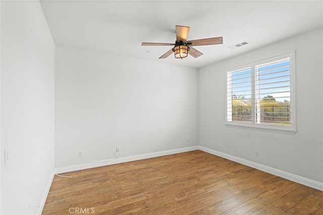 30404 Canyon Point Cir, Menifee, CA 92584 - empty room with a ceiling fan and hardwood / wood-style flooring