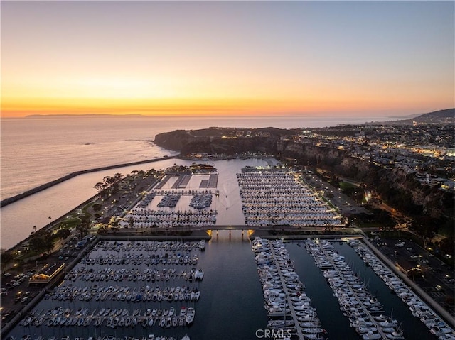 26872 Vista Del Mar, Dana Point, CA 92624 - aerial view at dusk with a water view
