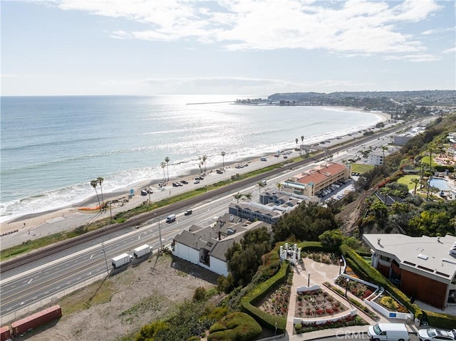 26872 Vista Del Mar, Dana Point, CA 92624 - aerial view featuring a water view and a view of the beach