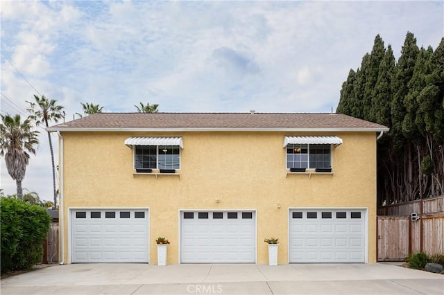26872 Vista Del Mar, Dana Point, CA 92624 - view of front of property featuring fence, stucco siding, and concrete driveway