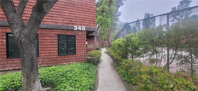 view of side of property