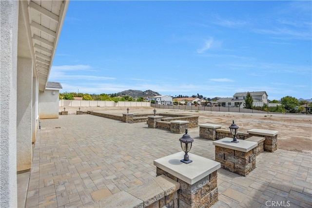 view of patio / terrace featuring a fenced backyard