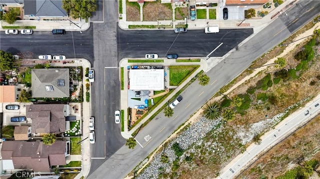 aerial view featuring a residential view
