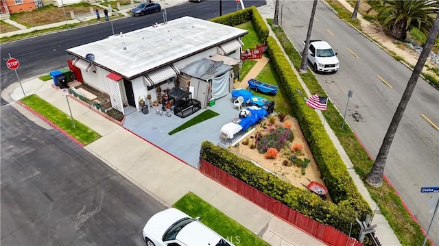 bird's eye view