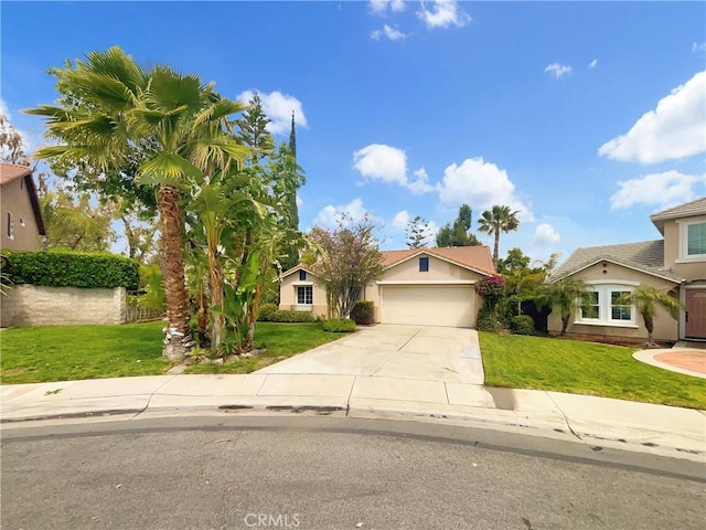 103 Buckthorn Way, Corona, CA 92881 - view of front of house featuring driveway, a garage, and a front lawn